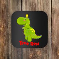 Christmas Tree Rex Coaster