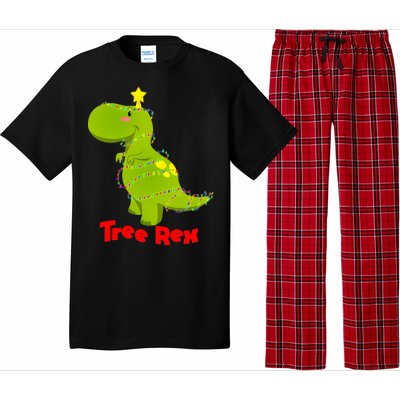 Christmas Tree Rex Pajama Set