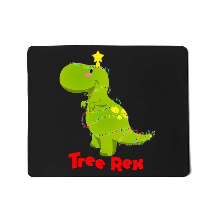 Christmas Tree Rex Mousepad