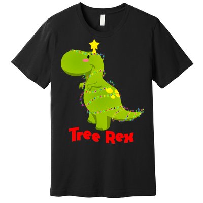 Christmas Tree Rex Premium T-Shirt