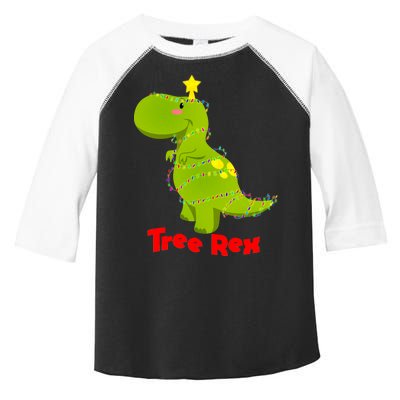 Christmas Tree Rex Toddler Fine Jersey T-Shirt