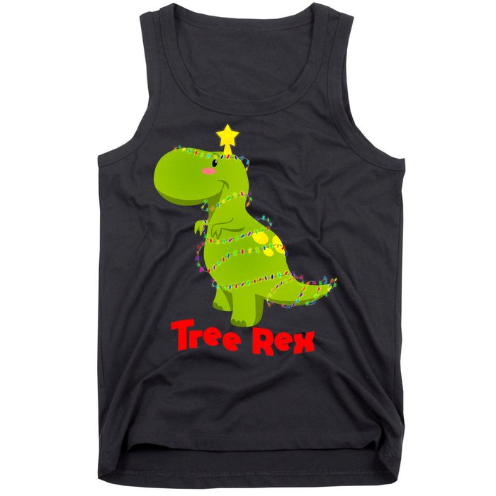 Christmas Tree Rex Tank Top