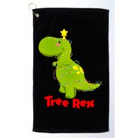 Christmas Tree Rex Golf Towel