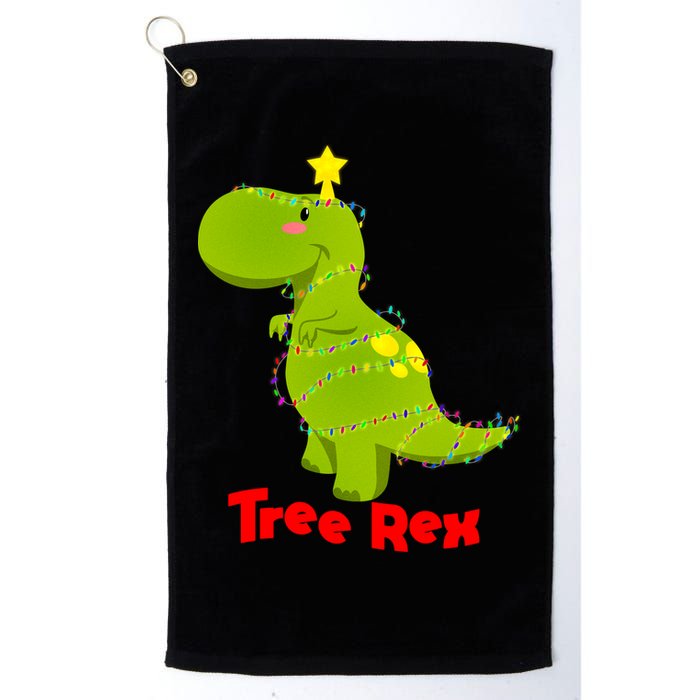 Christmas Tree Rex Golf Towel