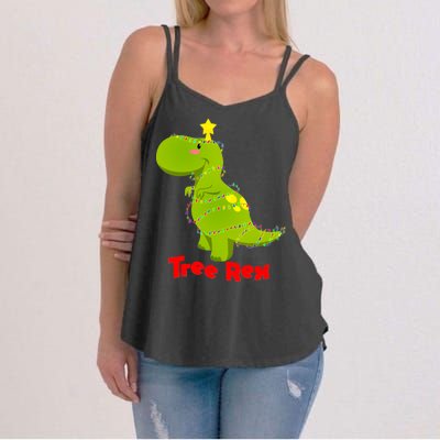 Christmas Tree Rex Women's Strappy Tank