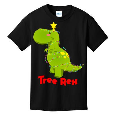 Christmas Tree Rex Kids T-Shirt