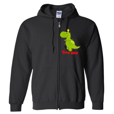 Christmas Tree Rex Full Zip Hoodie