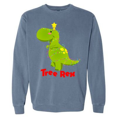 Christmas Tree Rex Garment-Dyed Sweatshirt