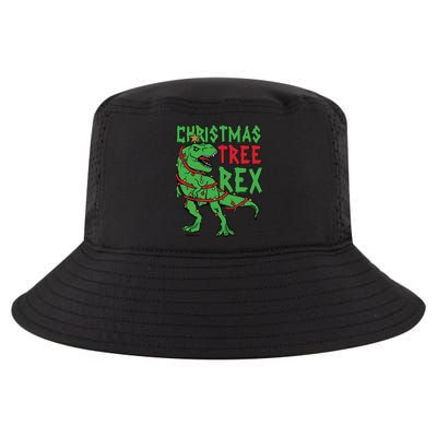 Christmas Tree Rex T-Rex Cool Comfort Performance Bucket Hat