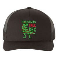 Christmas Tree Rex T-Rex Yupoong Adult 5-Panel Trucker Hat