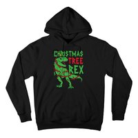 Christmas Tree Rex T-Rex Hoodie