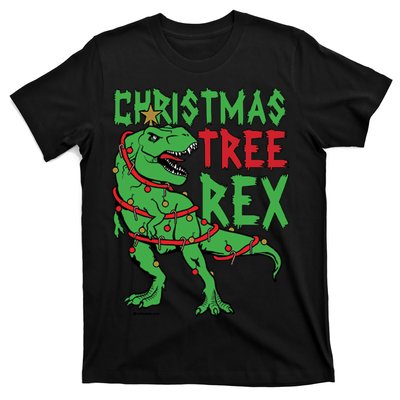 Christmas Tree Rex T-Rex T-Shirt