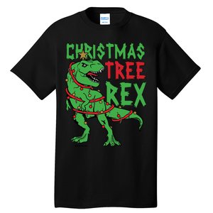 Christmas Tree Rex T-Rex Tall T-Shirt