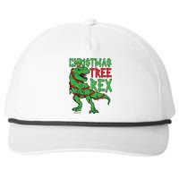 Christmas Tree Rex T-Rex Snapback Five-Panel Rope Hat