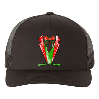 Christmas Tux Tuxedo Yupoong Adult 5-Panel Trucker Hat