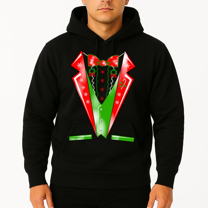 Christmas Tux Tuxedo Hoodie
