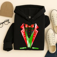 Christmas Tux Tuxedo Hoodie