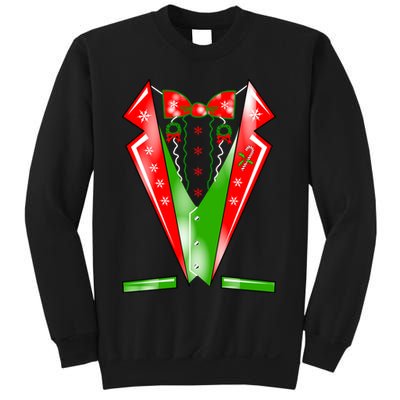 Christmas Tux Tuxedo Sweatshirt