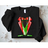 Christmas Tux Tuxedo Sweatshirt