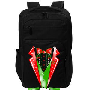 Christmas Tux Tuxedo Impact Tech Backpack