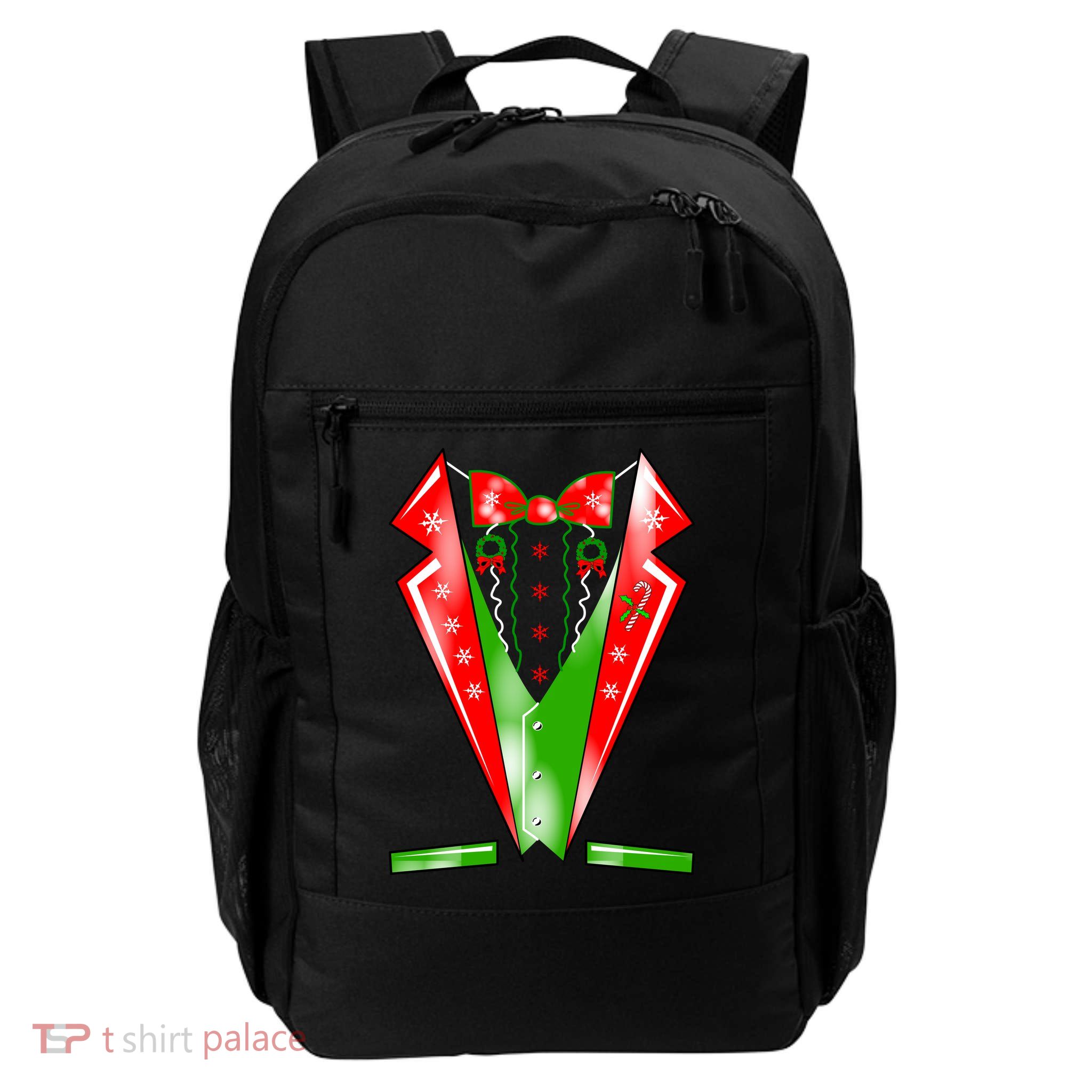 Christmas Tux Tuxedo Daily Commute Backpack