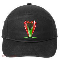 Christmas Tux Tuxedo 7-Panel Snapback Hat