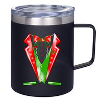 Christmas Tux Tuxedo 12oz Stainless Steel Coffee Mug