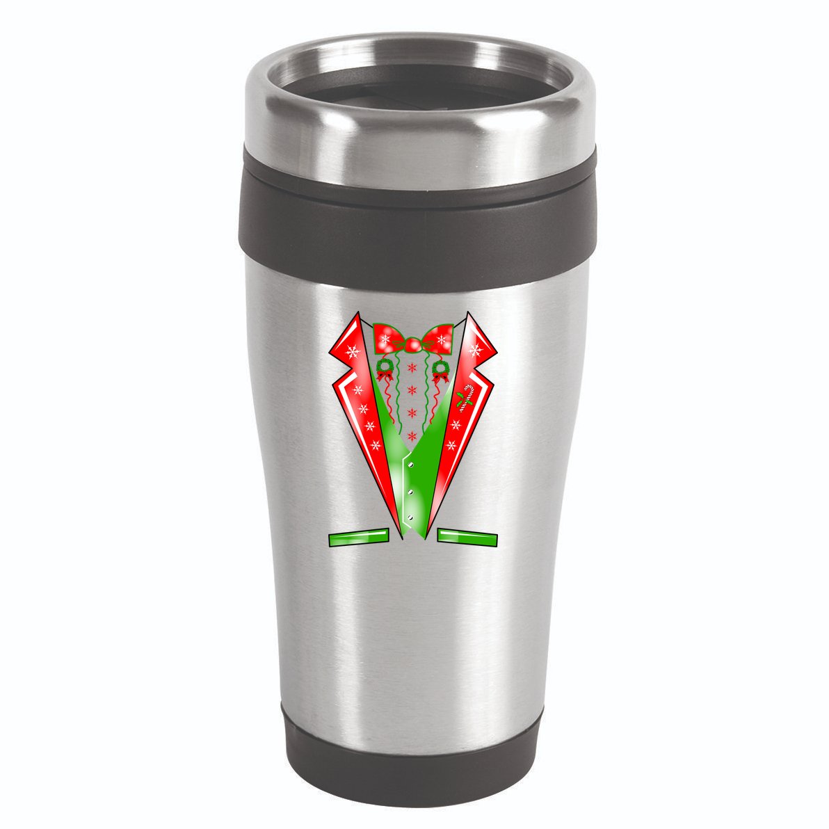 Christmas Tux Tuxedo 16oz Travel Tumbler