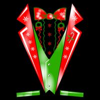 Christmas Tux Tuxedo 16oz Travel Tumbler