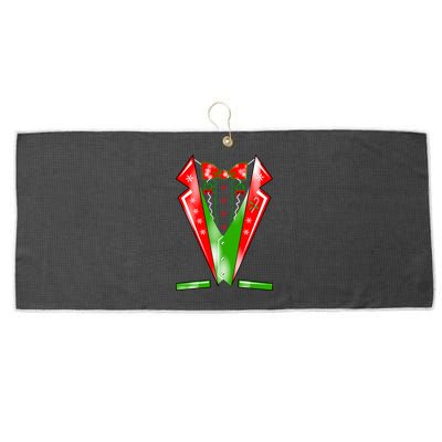 Christmas Tux Tuxedo Large Microfiber Waffle Golf Towel