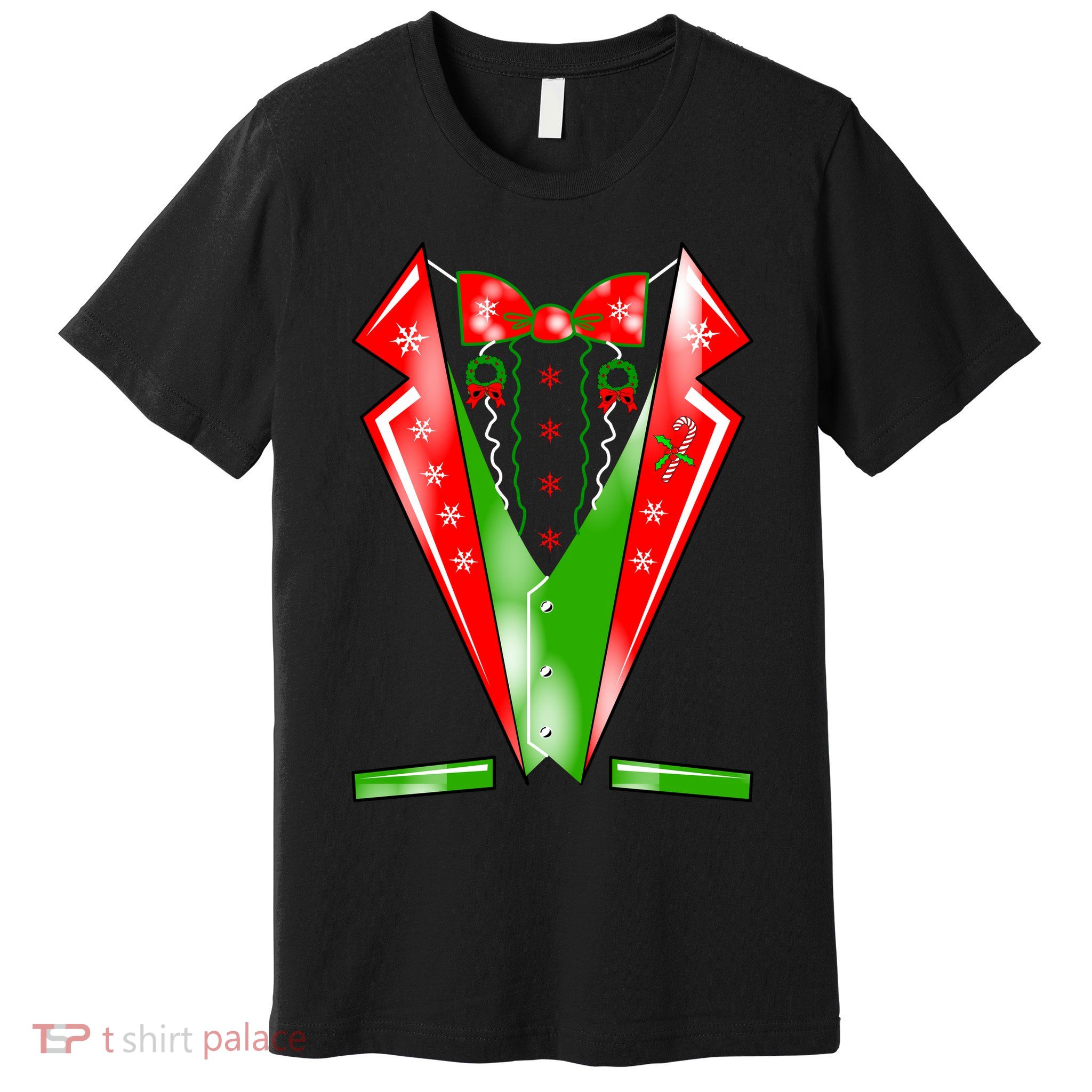 Christmas Tux Tuxedo Premium T-Shirt