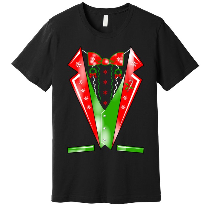 Christmas Tux Tuxedo Premium T-Shirt