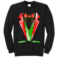 Christmas Tux Tuxedo Tall Sweatshirt