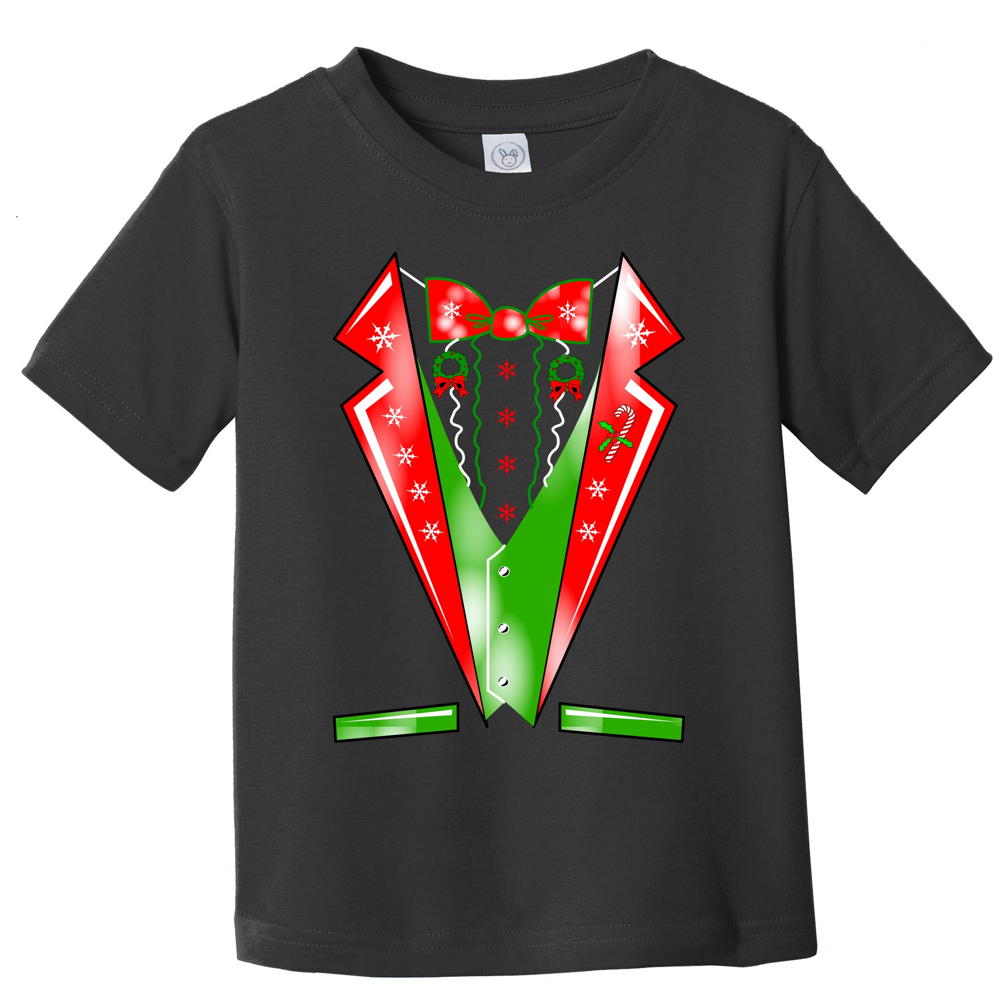 Christmas Tux Tuxedo Toddler T-Shirt