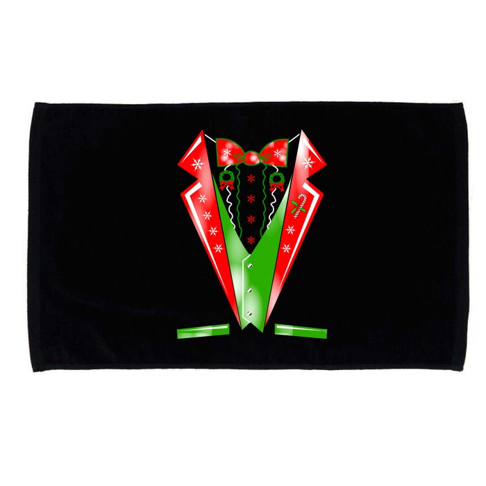 Christmas Tux Tuxedo Microfiber Hand Towel