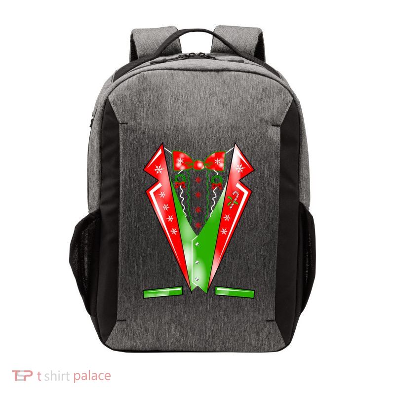 Christmas Tux Tuxedo Vector Backpack