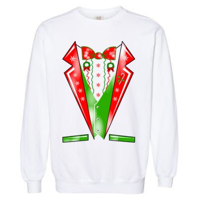 Christmas Tux Tuxedo Garment-Dyed Sweatshirt