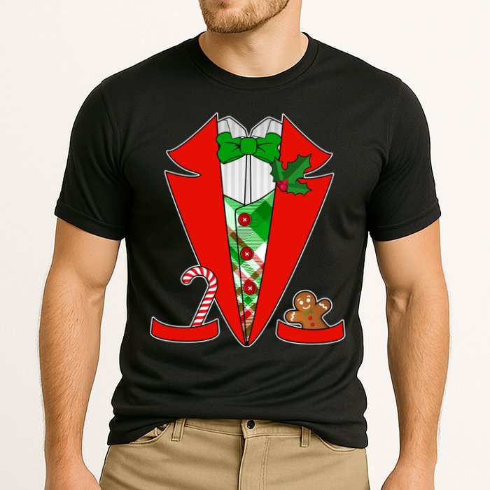 Christmas Tuxedo Costume Top Cooling Performance Crew T-Shirt
