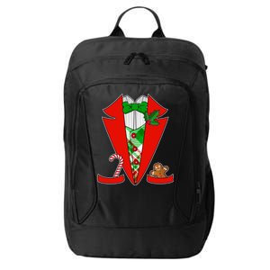 Christmas Tuxedo Costume Top City Backpack