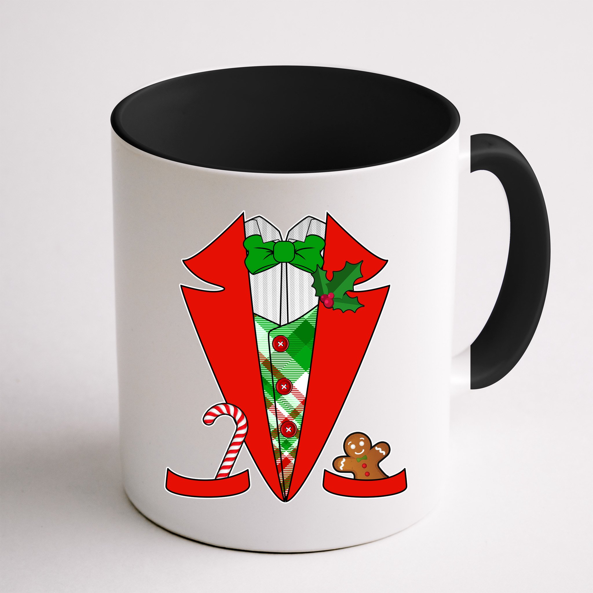 Christmas Tuxedo Costume Top Mug