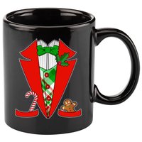 Christmas Tuxedo Costume Top 11oz C Handle Ceramic Mug