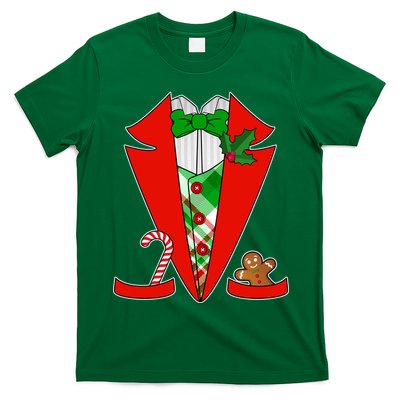 Christmas Tuxedo Costume Top T-Shirt