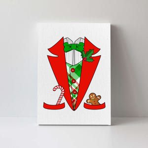 Christmas Tuxedo Costume Top Canvas