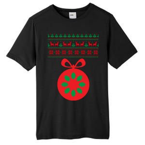 Christmas Ugly Sweater Pregnancy Ornament  Tall Fusion ChromaSoft Performance T-Shirt