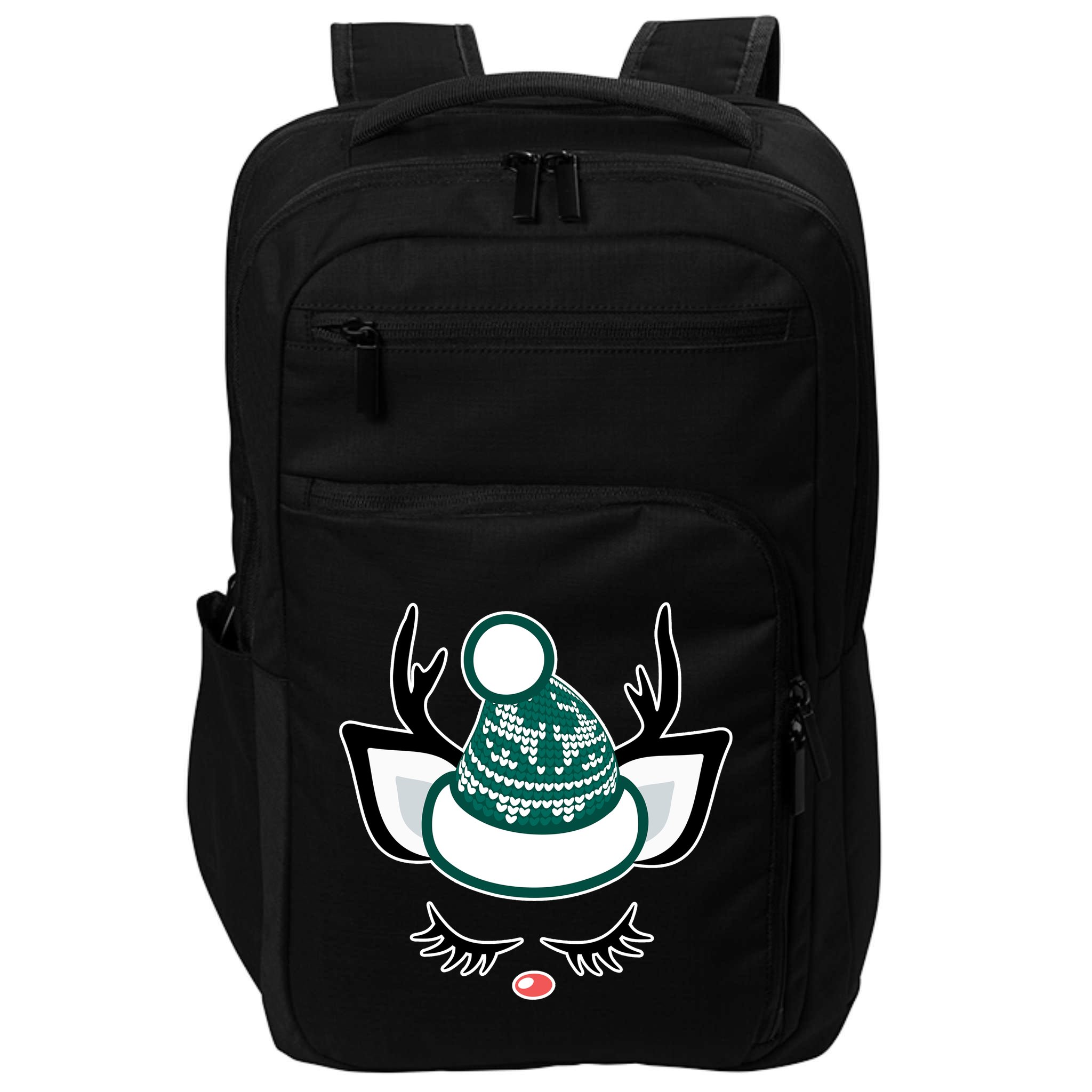 Christmas Unicorn Reindeer Impact Tech Backpack