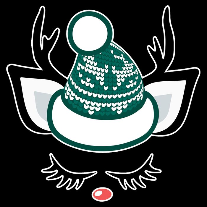 Christmas Unicorn Reindeer Bucket Hat