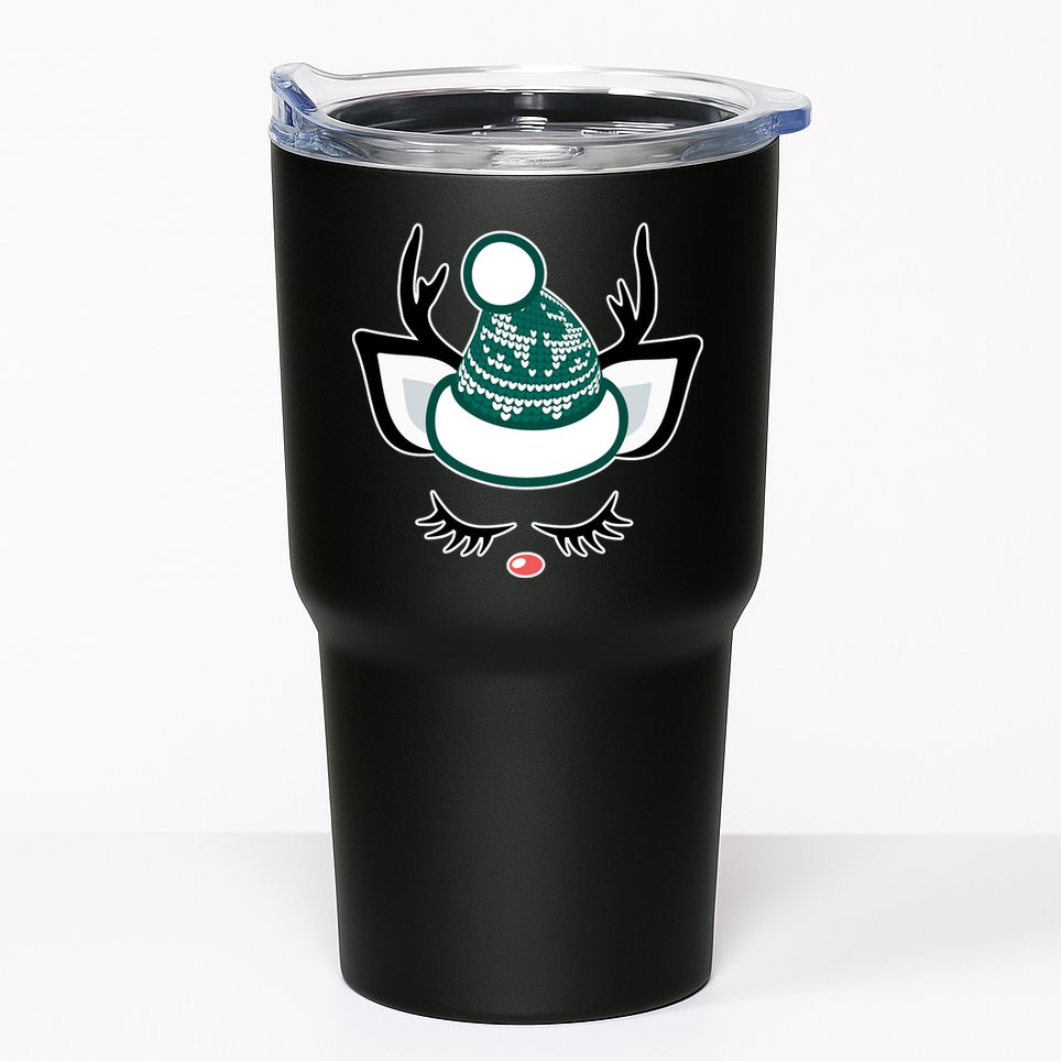 Christmas Unicorn Reindeer Tumbler