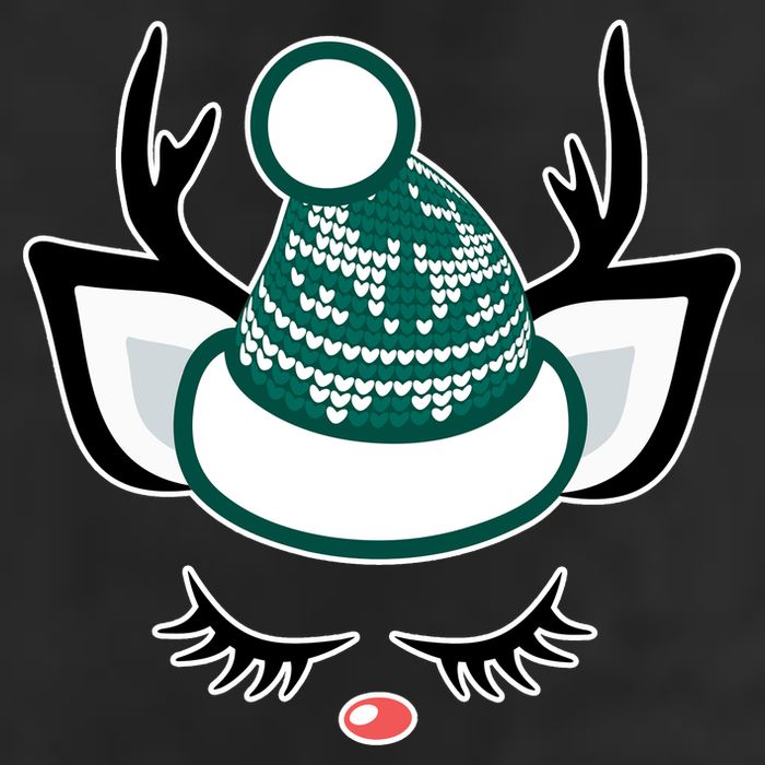 Christmas Unicorn Reindeer Hat