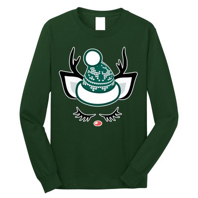 Christmas Unicorn Reindeer Long Sleeve Shirt