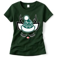 Christmas Unicorn Reindeer Womens T-Shirt